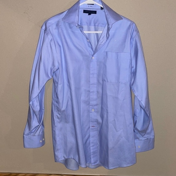 Tommy Hilfiger Button Down Regular Fit Size 15 - Picture 2 of 8